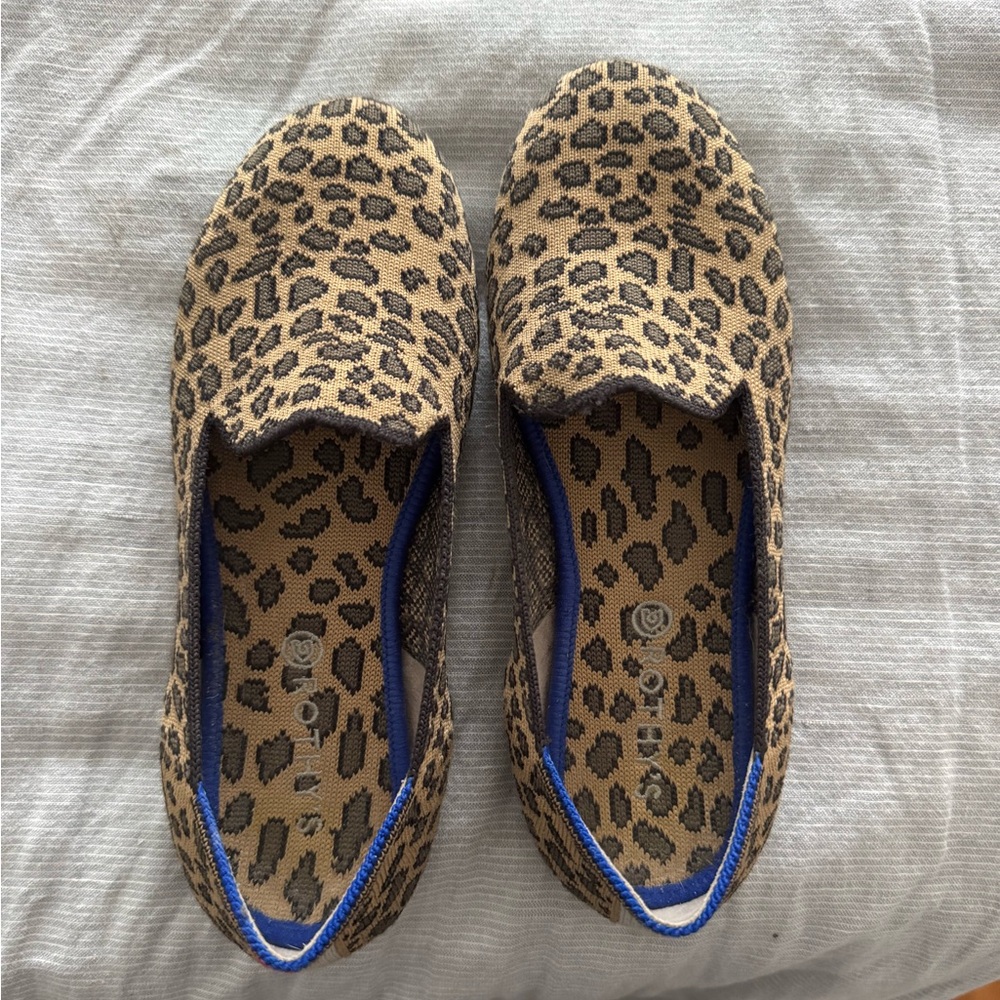 Rothy’s Leopard Print Loafers